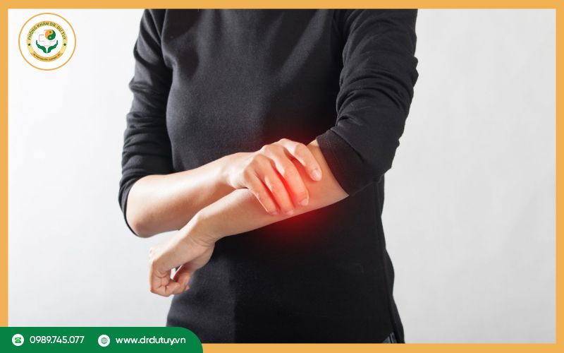 Điều trị bị đau buốt trong xương ống tay
