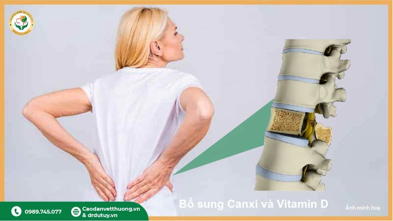 bổ sung canxi và vitamin D