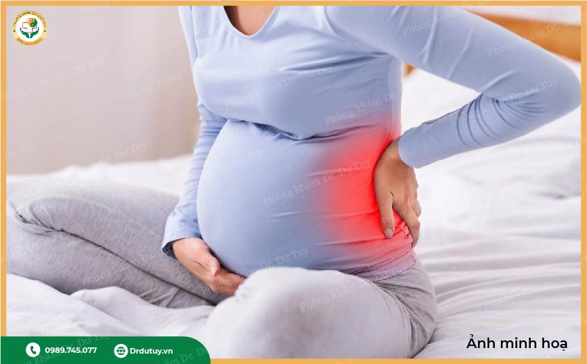 cách giảm đau lưng cho bà bầu