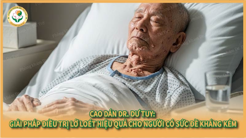 Cao dán Dr. Dư Tuy: Giải pháp điều trị lở loét hiệu quả cho người có sức đề kháng kém