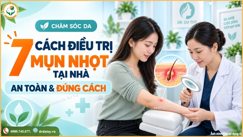 cách trị mụn nhọt tại nhà đúng cách