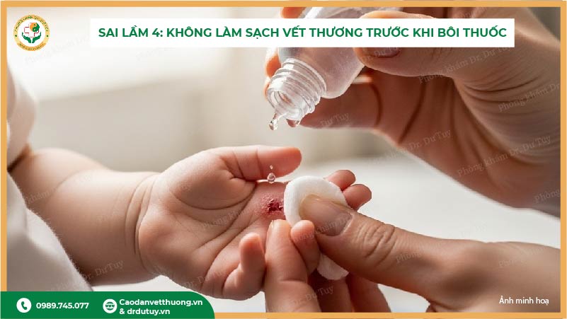 cách xử lý vết thương cho trẻ