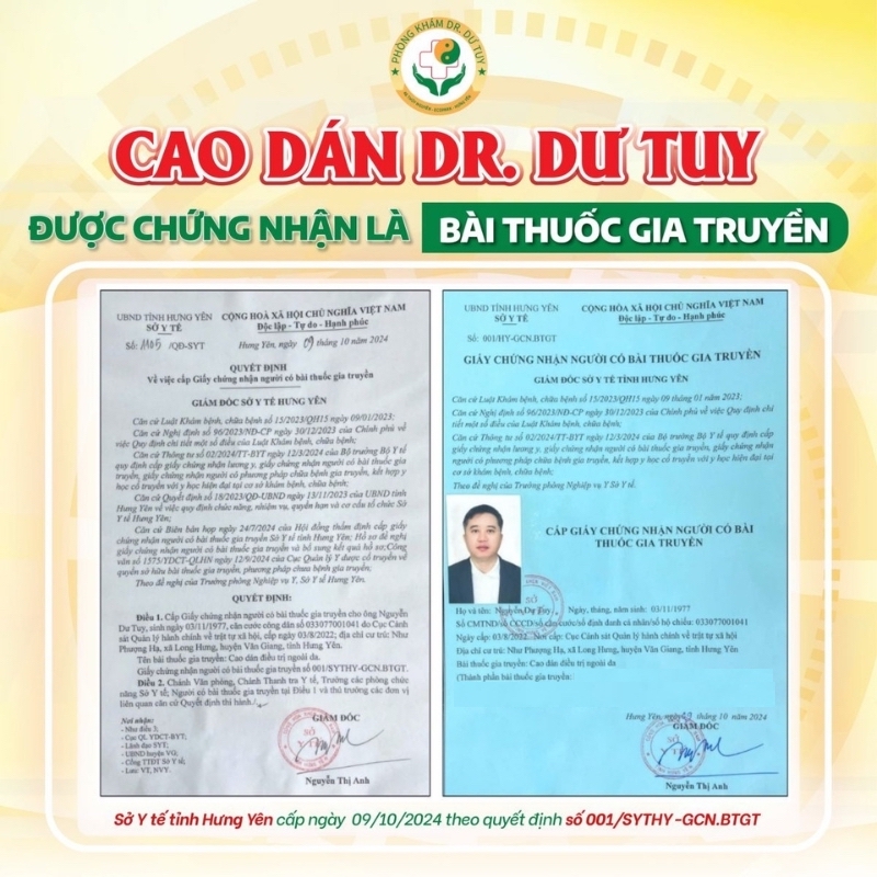 cao dán Dr. Dư Tuy