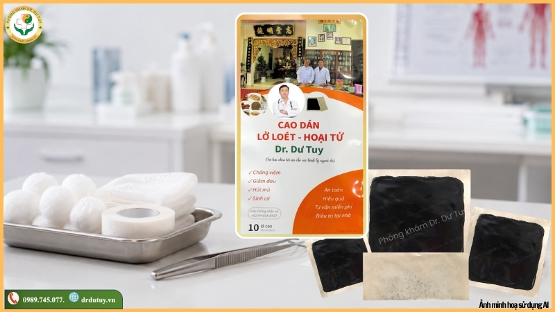 cao dán lở loét hoại tử Dr. Dư Tuy
