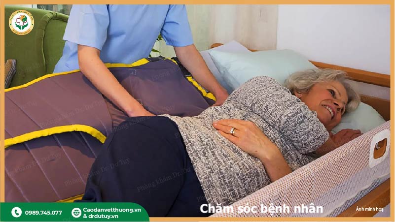 chăm sóc bệnh nhân tai biến tránh loét