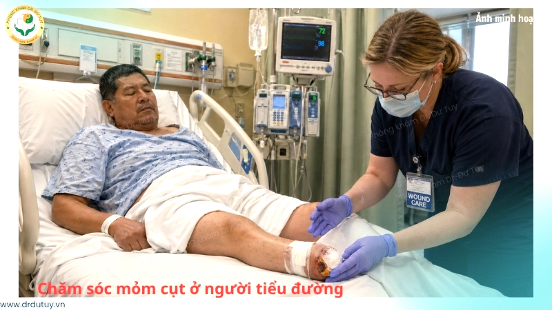 chăm sóc mỏm cụt ở người tiểu đường