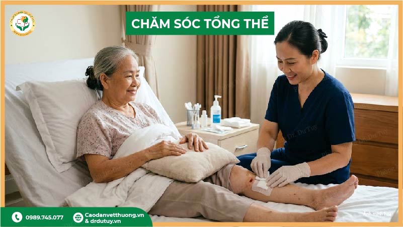 chăm sóc vết loét tại nhà