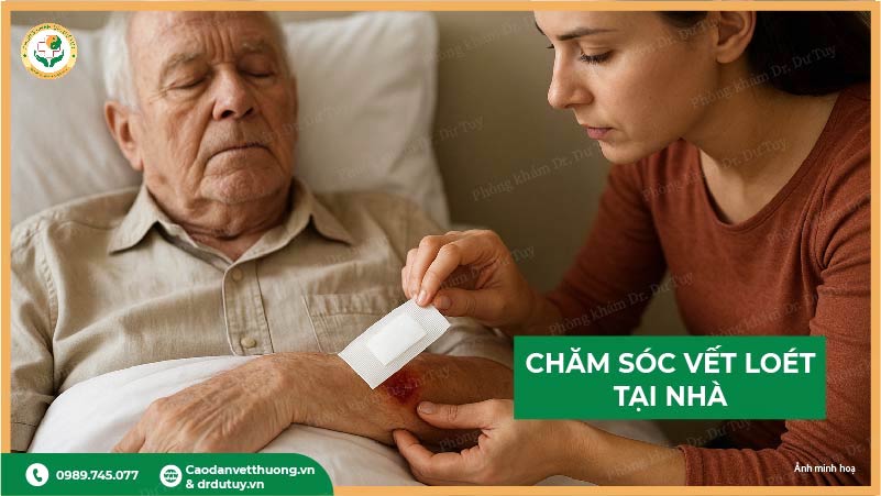 chăm sóc vết loét tại nhà
