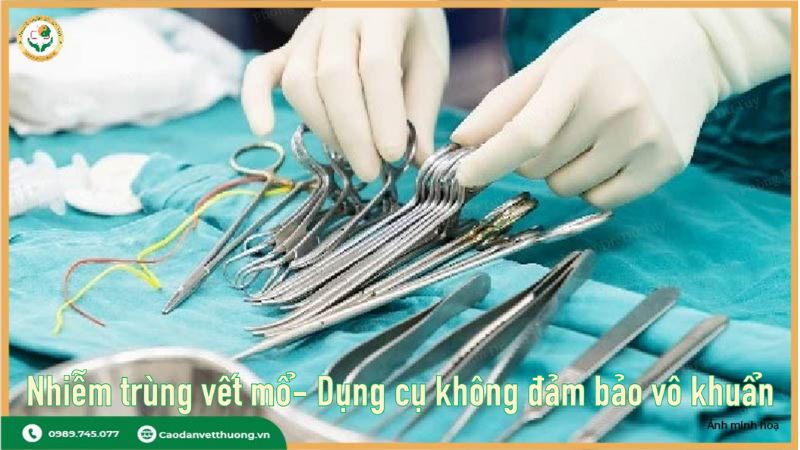 chăm sóc vết mổ sau phẫu thuật