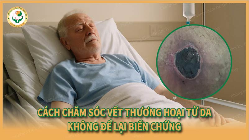 Cách chăm sóc vết thương hoại tử da không để lại biến chứng