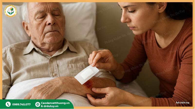 chế độ ăn cho người bị lở loét ngoài da