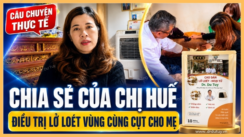 chia sẻ của chị huế điều trị loét vùng cùng cụt cho mẹ