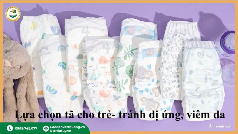 chọn tã phù hợp cho bé