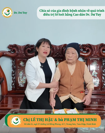 Con gái chia sẻ quá trình trị lở loét da cho mẹ bằng Cao dán gia truyền