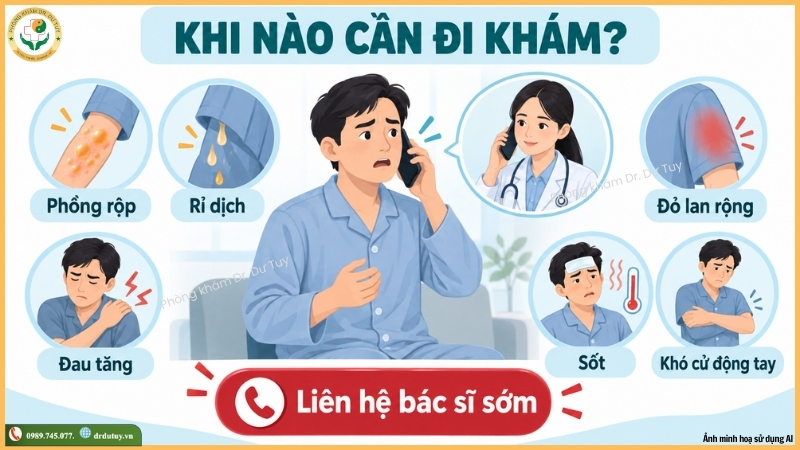 dấu hiệu cần đi khám sau xạ trị