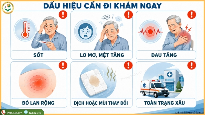 dấu hiệu loét tỳ đè cần đi khám ngay