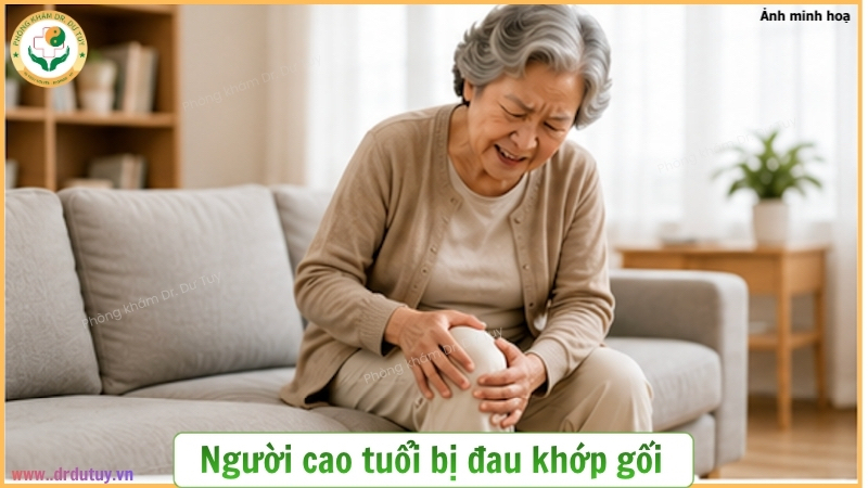 đau khớp gối ở người cao tuổi