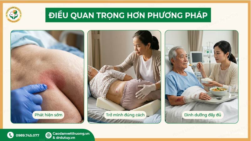 điều quan trọng hơn phương pháp chữa loét tỳ đè