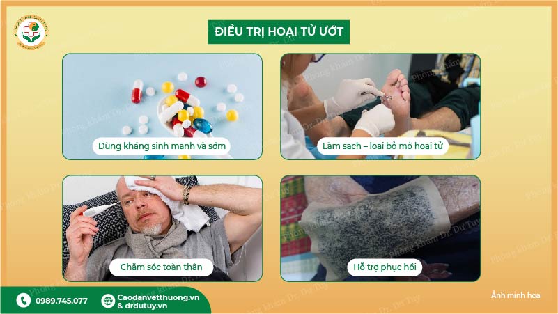điều trị hoại tử khô