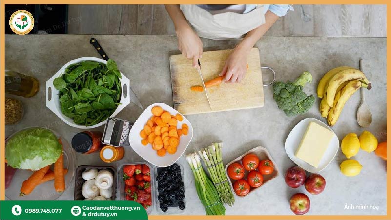 dinh dưỡng cho người ung thư hạch