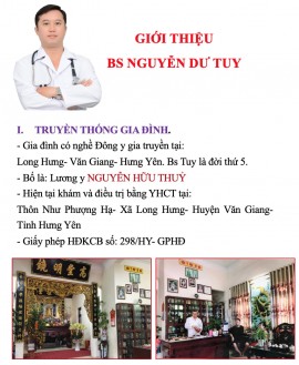 Bs Nguyễn Dư Tuy