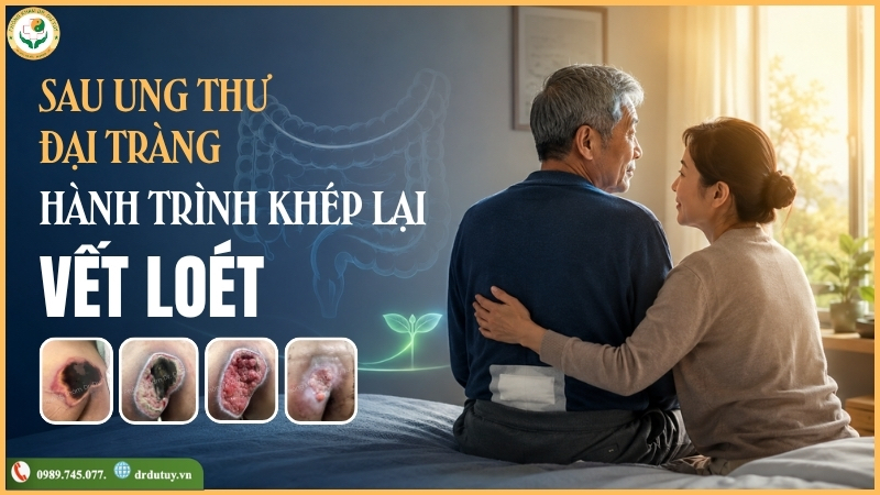 Sau ung thư đại tràng: Hành trình khép lại vết loét cùng cụt bằng Cao dán Dr. Dư Tuy