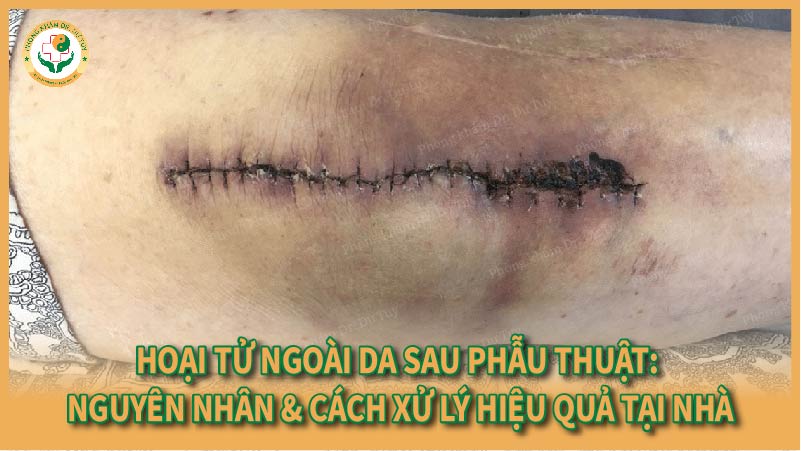 Hoại tử ngoài da sau phẫu thuật: Nguyên nhân & cách xử lý hiệu quả tại nhà