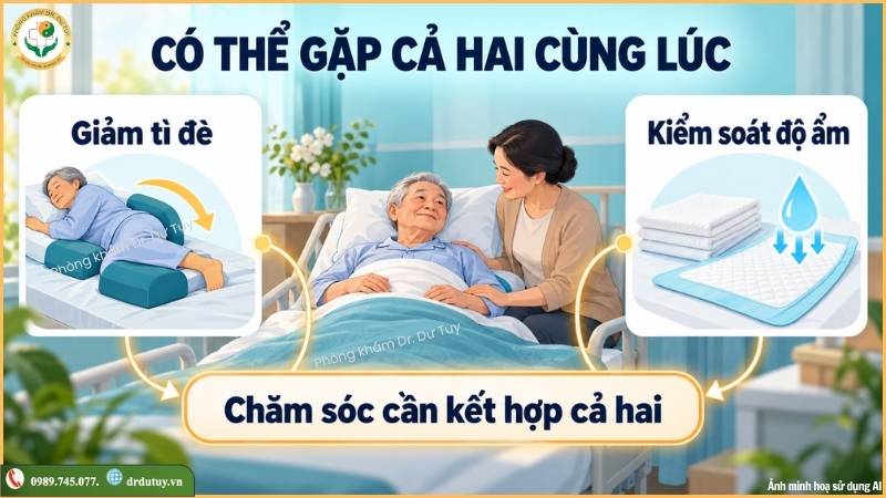 kết hợp giảm tì đè và kiểm soát độ ẩm
