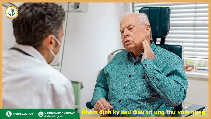khám hạch cổ chuẩn đoán ung thư vòm họng