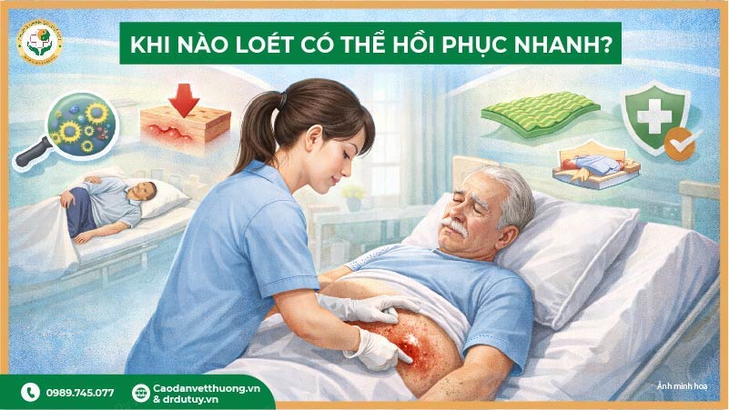 khi nào loét có thể hồi phục nhanh
