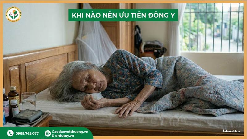 khi nào ưu tiên đông y chữa loét tỳ đè