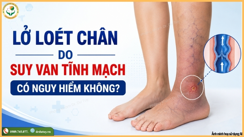 lở loét chân do suy van tĩnh mạch có nguy hiểm không?
