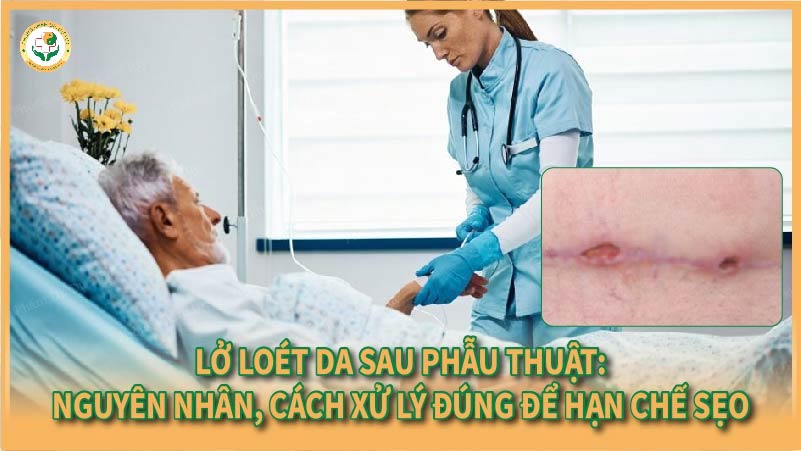 Lở loét da sau phẫu thuật: Nguyên nhân, cách xử lý đúng để hạn chế sẹo