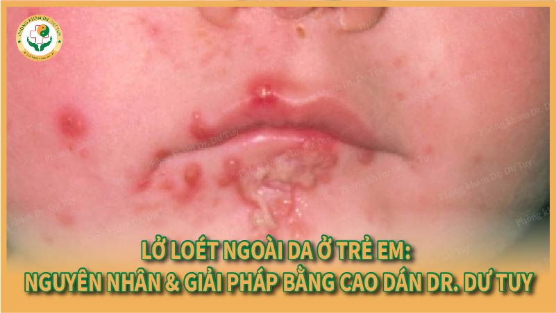 Lở loét ngoài da ở trẻ em: Nguyên nhân & giải pháp bằng Cao dán Dr. Dư Tuy