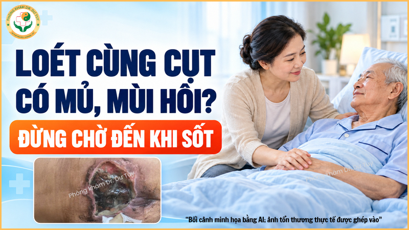 loét cùng cụt có mùi hôi