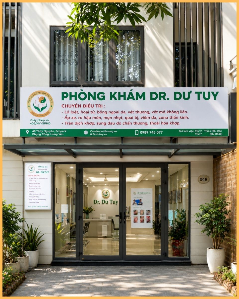 mặt tiền phòng khám Dr. Dư Tuy Ecopark Hưng Yên