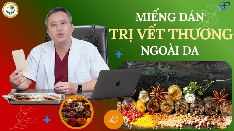 miếng dán trị vết thương ngoài da