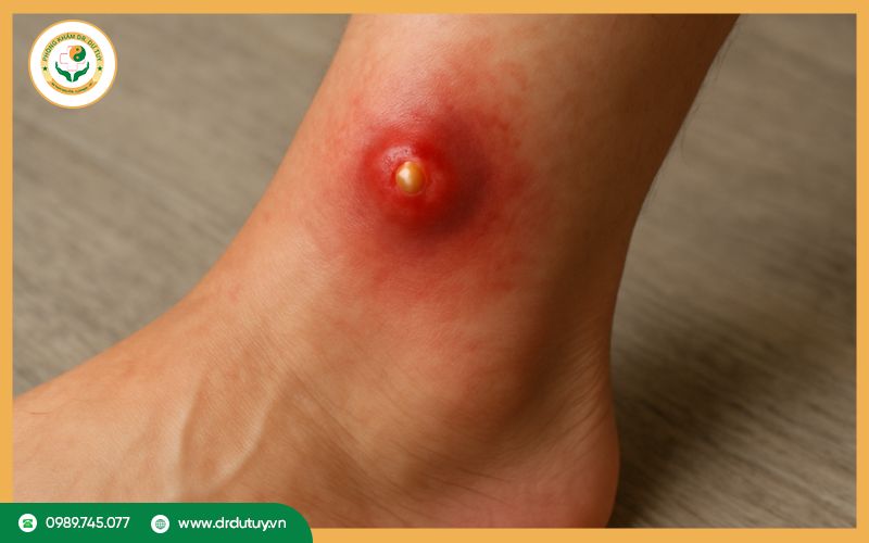 Bị mụn nhọt sưng to đau nhức phải làm sao? Cách xử lý dứt điểm