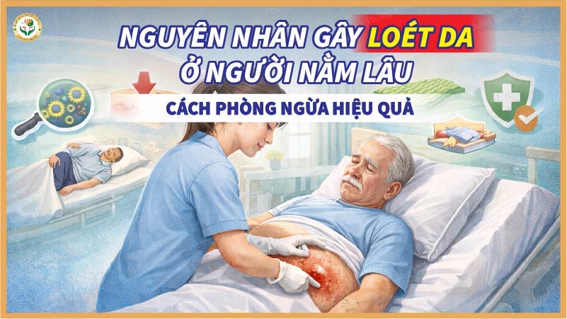 nguyên nhân loét da ở người nằm lâu
