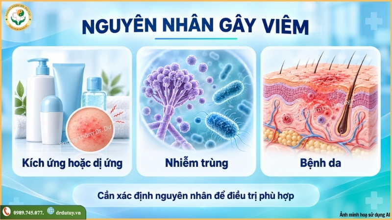 nguyên nhân viêm bao quy đầu
