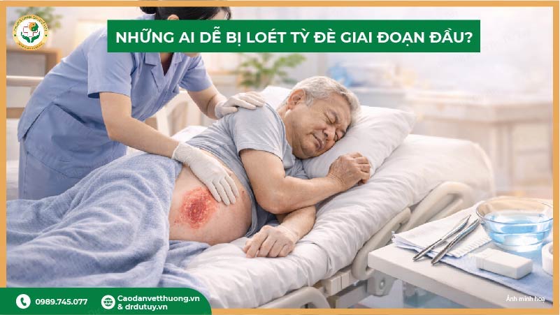 những ai dễ bị loét tỳ đè giai đoạn đầu