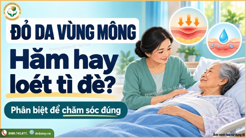 phân biệt loét tì đè và hăm da