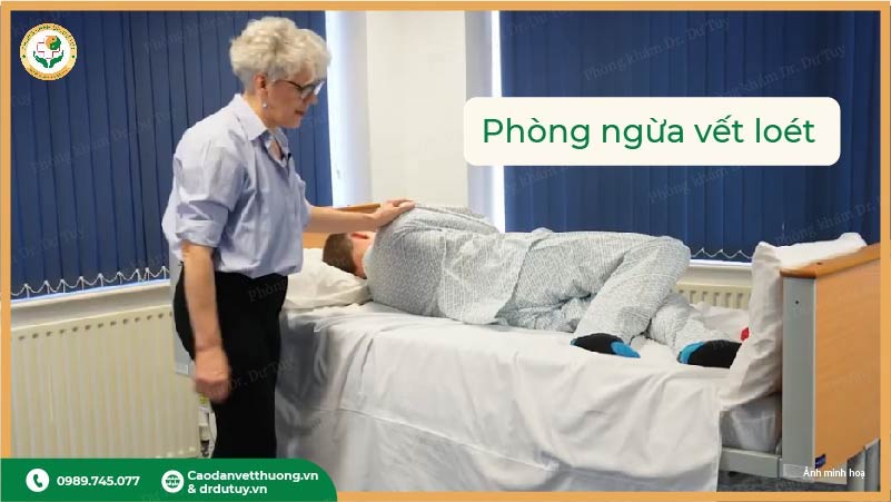 phòng ngừa vết loét người nằm lâu