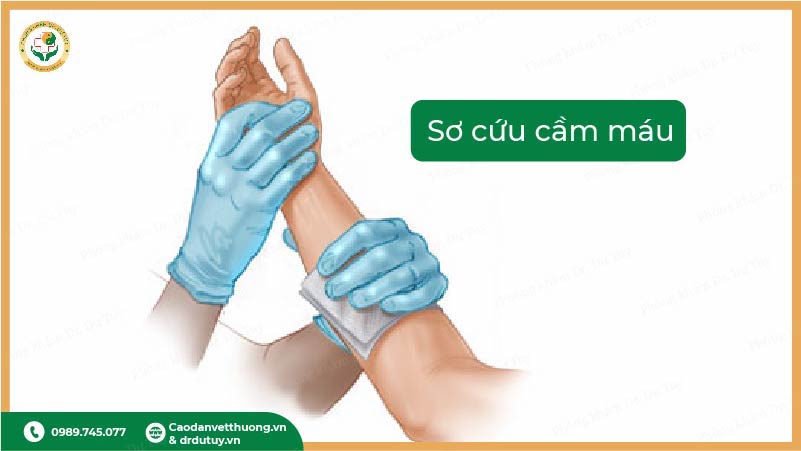 sơ cứu cầm máu vết thương