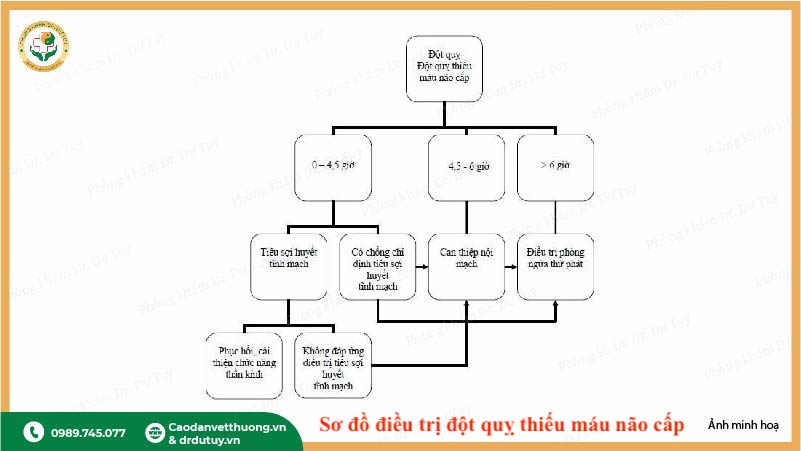 sơ đồ điều trị đột quỵ