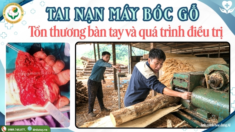 Tai nạn máy bóc gỗ: Hành trình giữ lại bàn tay và hy vọng của chàng trai trẻ Yên Bái