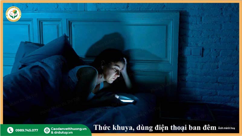 thức khuya thiếu ngủ tăng nguy cơ ung thư