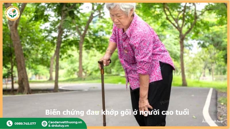 triệu chứng đau khớp gối ở người cao tuổi