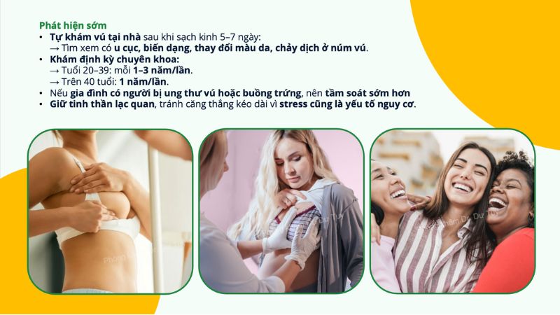 tự khám vú tại nhà