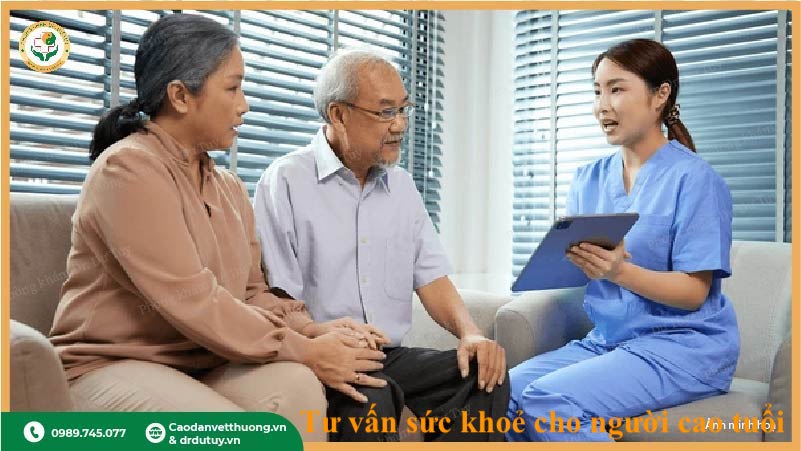 tư vấn sức khoẻ cho người cao tuổi bệnh lý mạn tính
